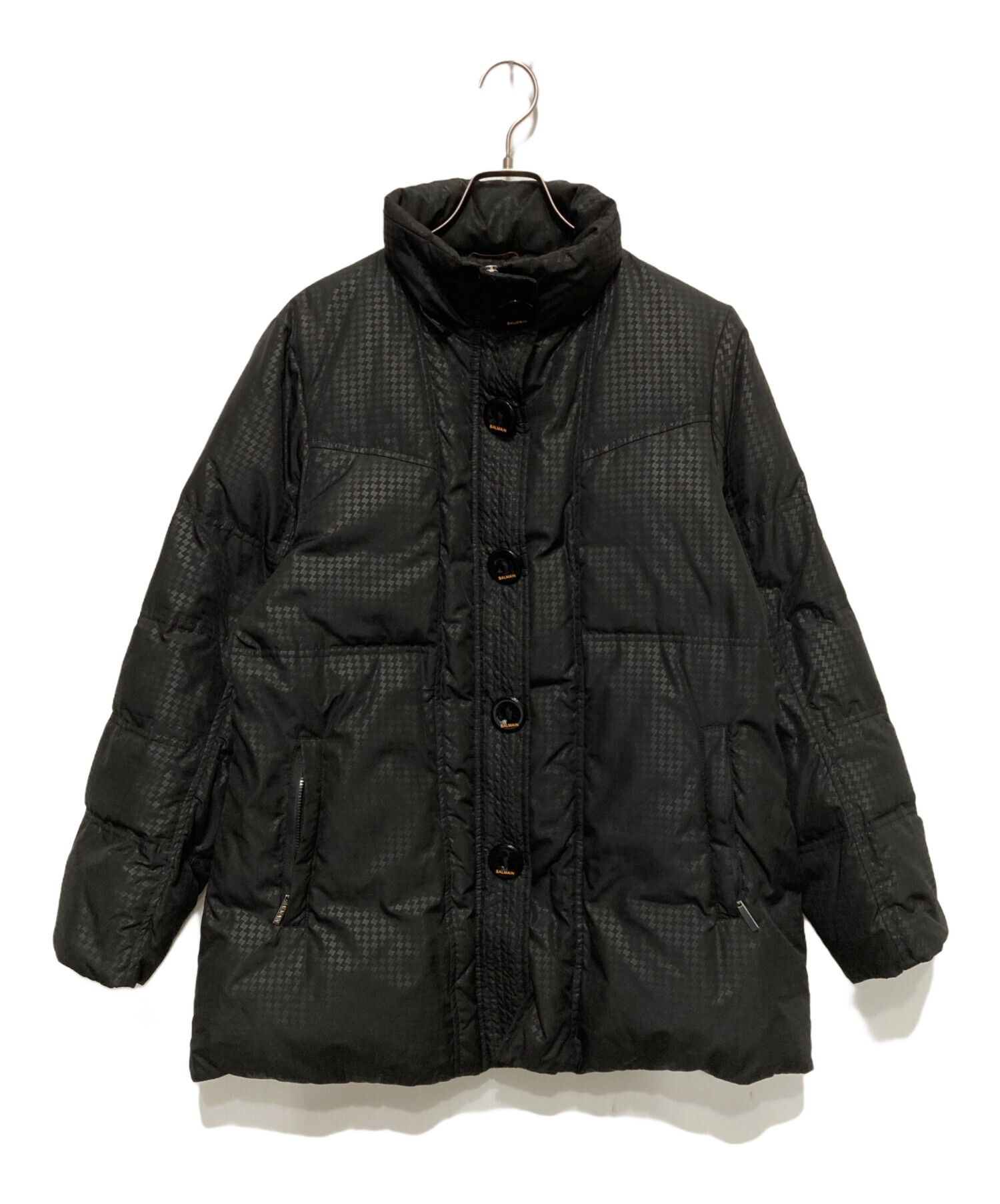 BALMAIN 名作 ダウン 中古・古着通販】BALMAIN (バルマン) ダウンジャケット ブラック