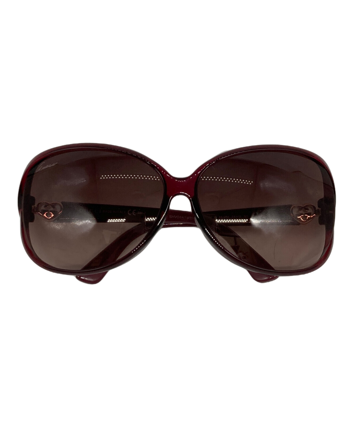 中古・古着通販】GUCCI (グッチ) サングラス レッド サイズ:64□13