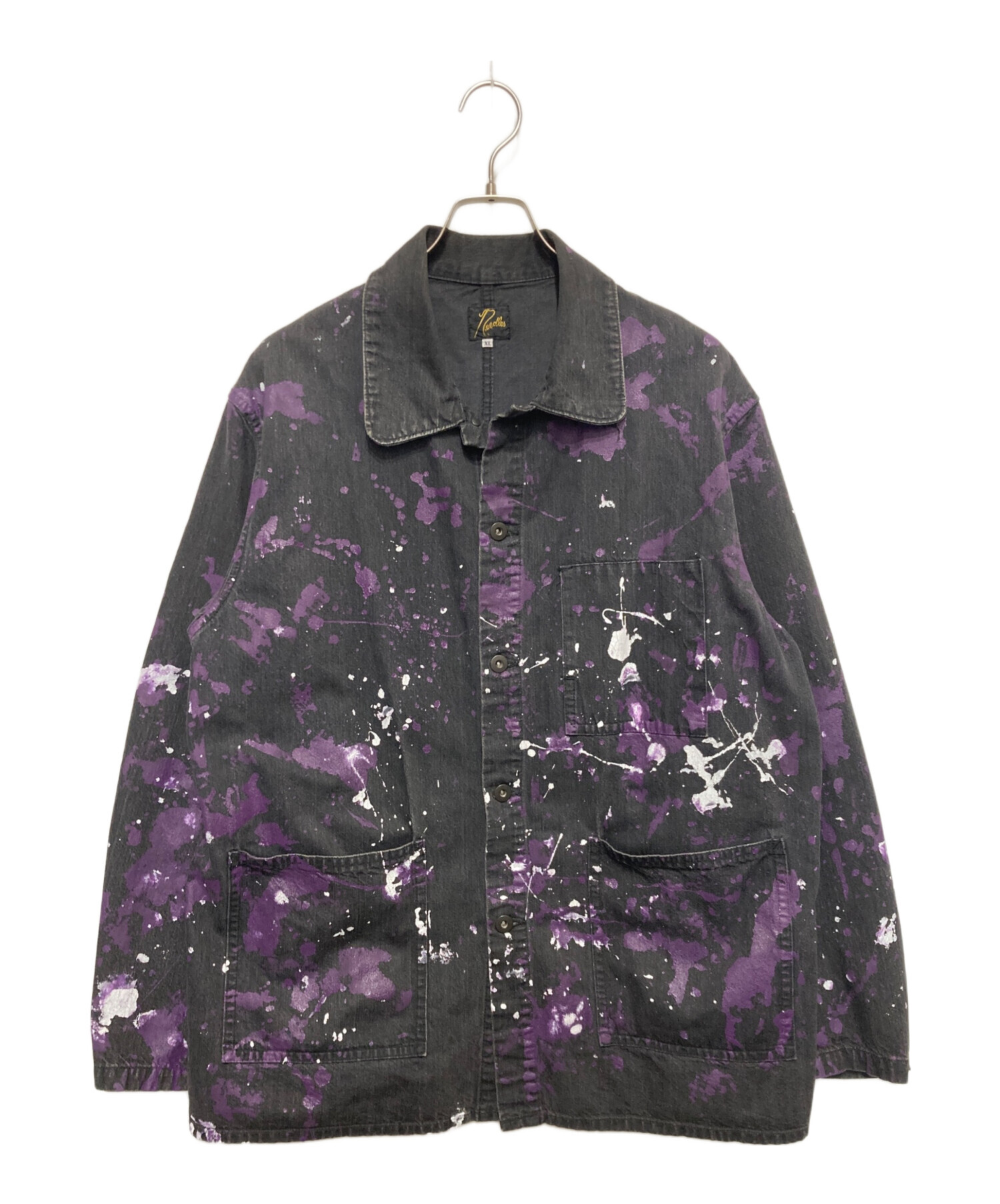ニードルス D.N. Coverall 10ozペイントカバーオール ブラック 中古・古着通販】Needles (ニードルズ) 