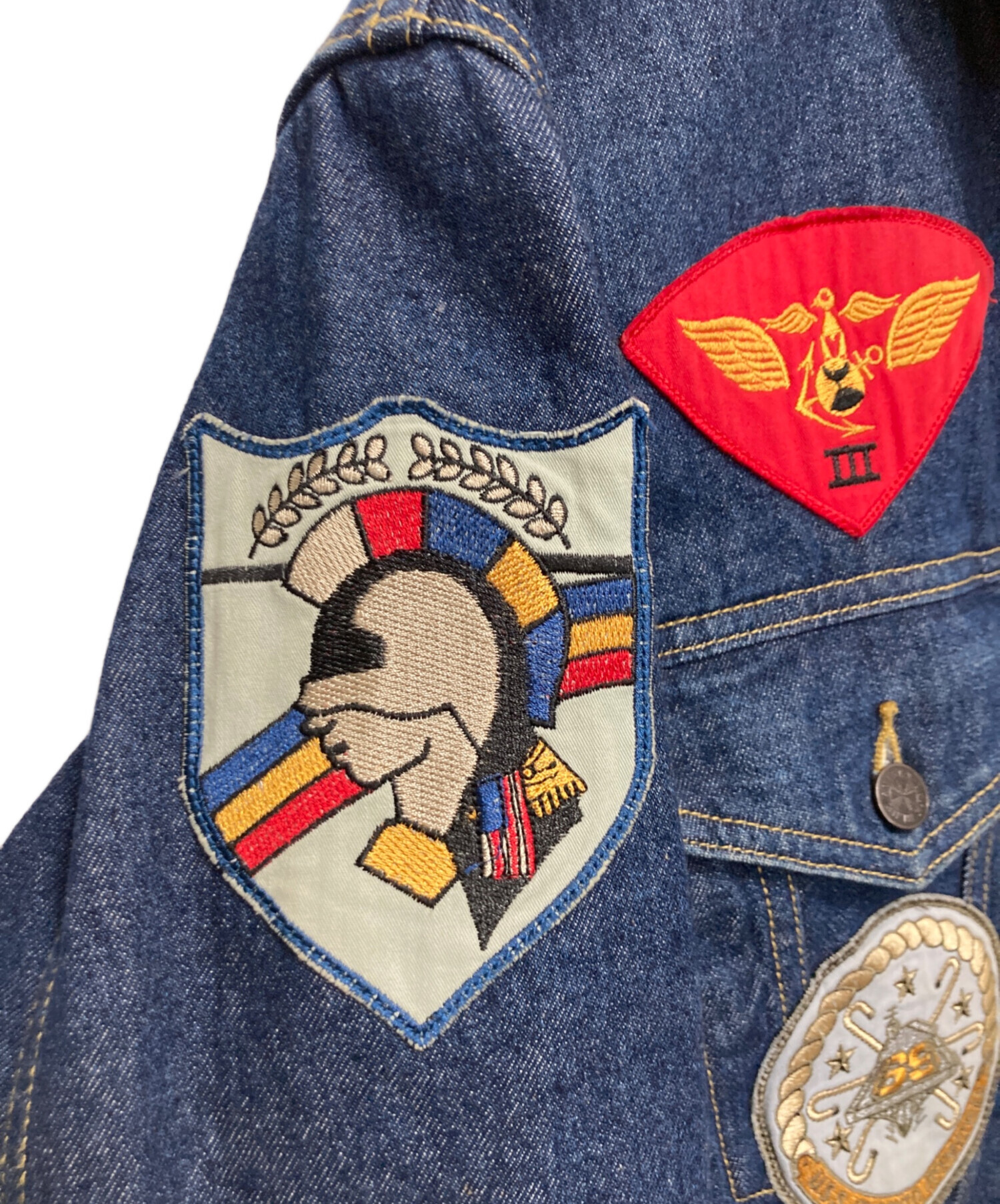 中古・古着通販】AVIREX (アヴィレックス) TOP GUN DENIM JACKET