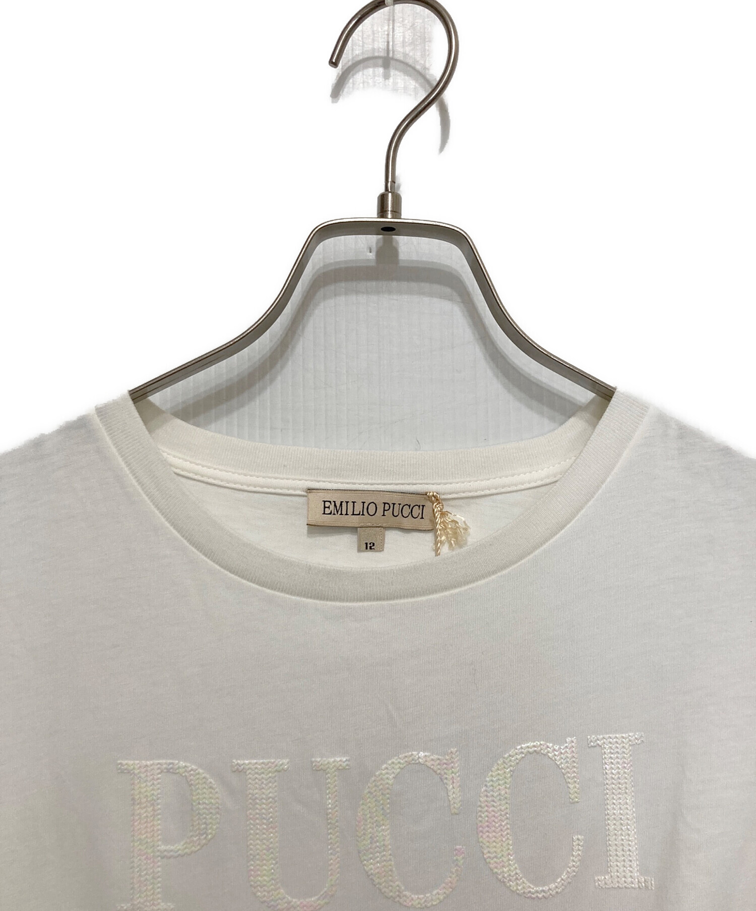 中古・古着通販】Emilio Pucci (エミリオ プッチ) ハートスパンコールT