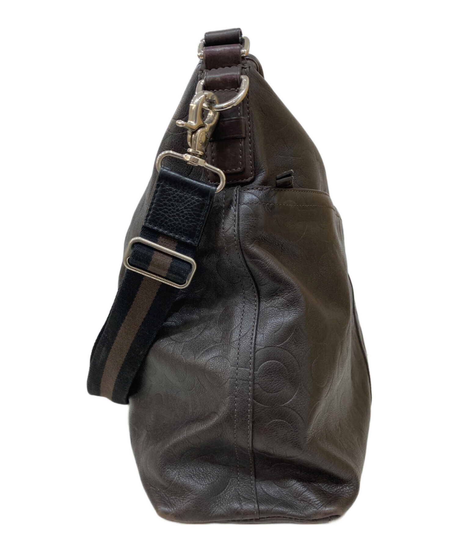 aocoach 2wayショルダーバッグ 中古・古着通販】COACH (コーチ) レザー2WAYショルダーバッグ
