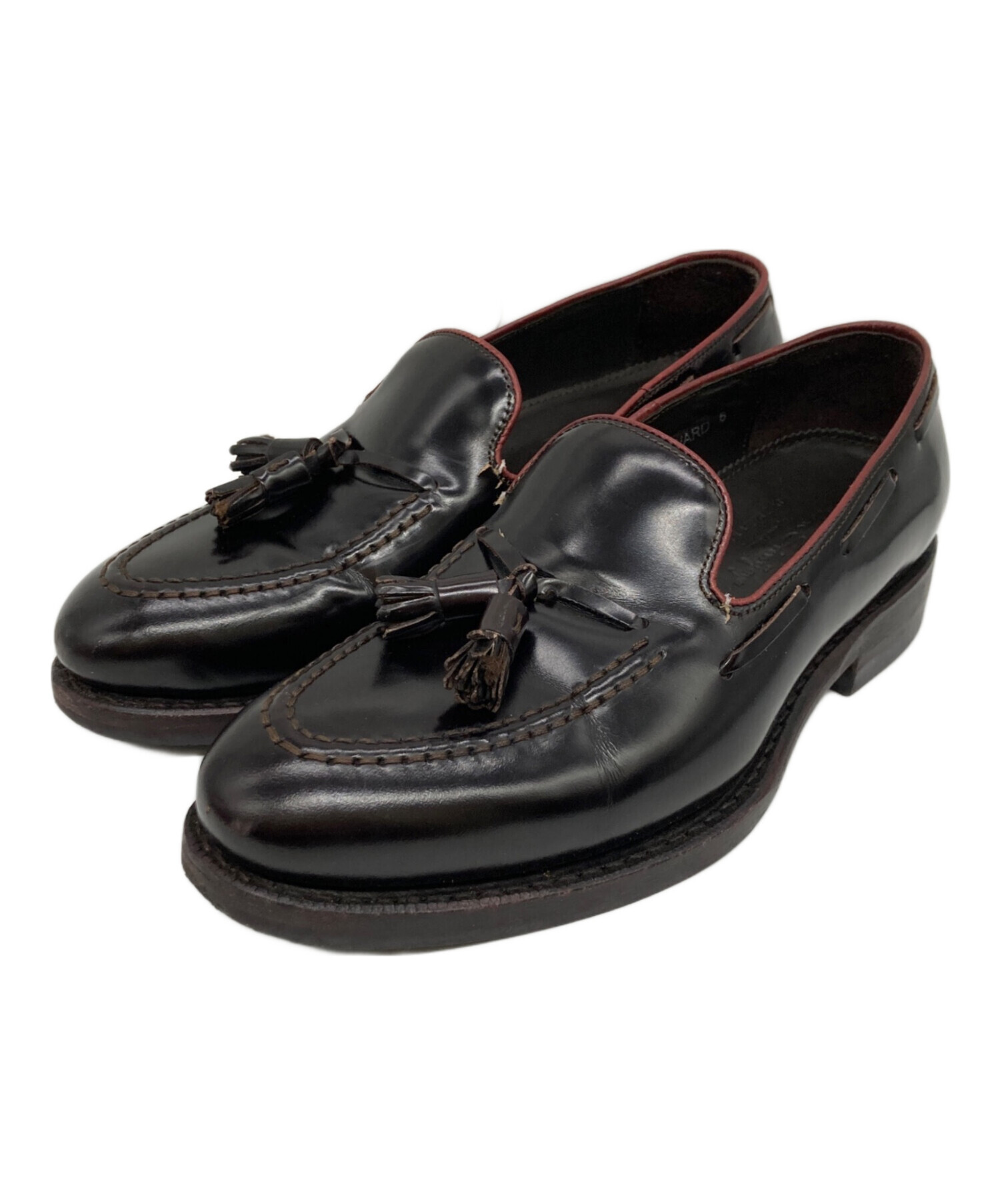 【美品】ジャランスリワヤ　タッセルローファー ブラック サイズ6 中古・古着通販】Jalan Sriwijaya (ジャランスリウァヤ) タッセル