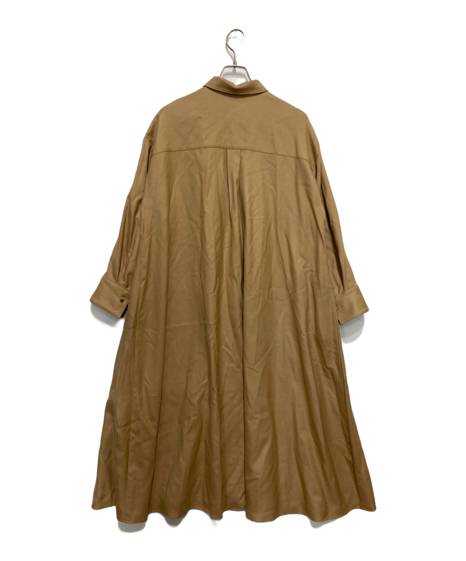 中古・古着通販】EBURE (エブール) クリアサキソニーシャツワンピース 中古・古着通販】EBURE (エブール) クリアサキソニーシャツワンピース