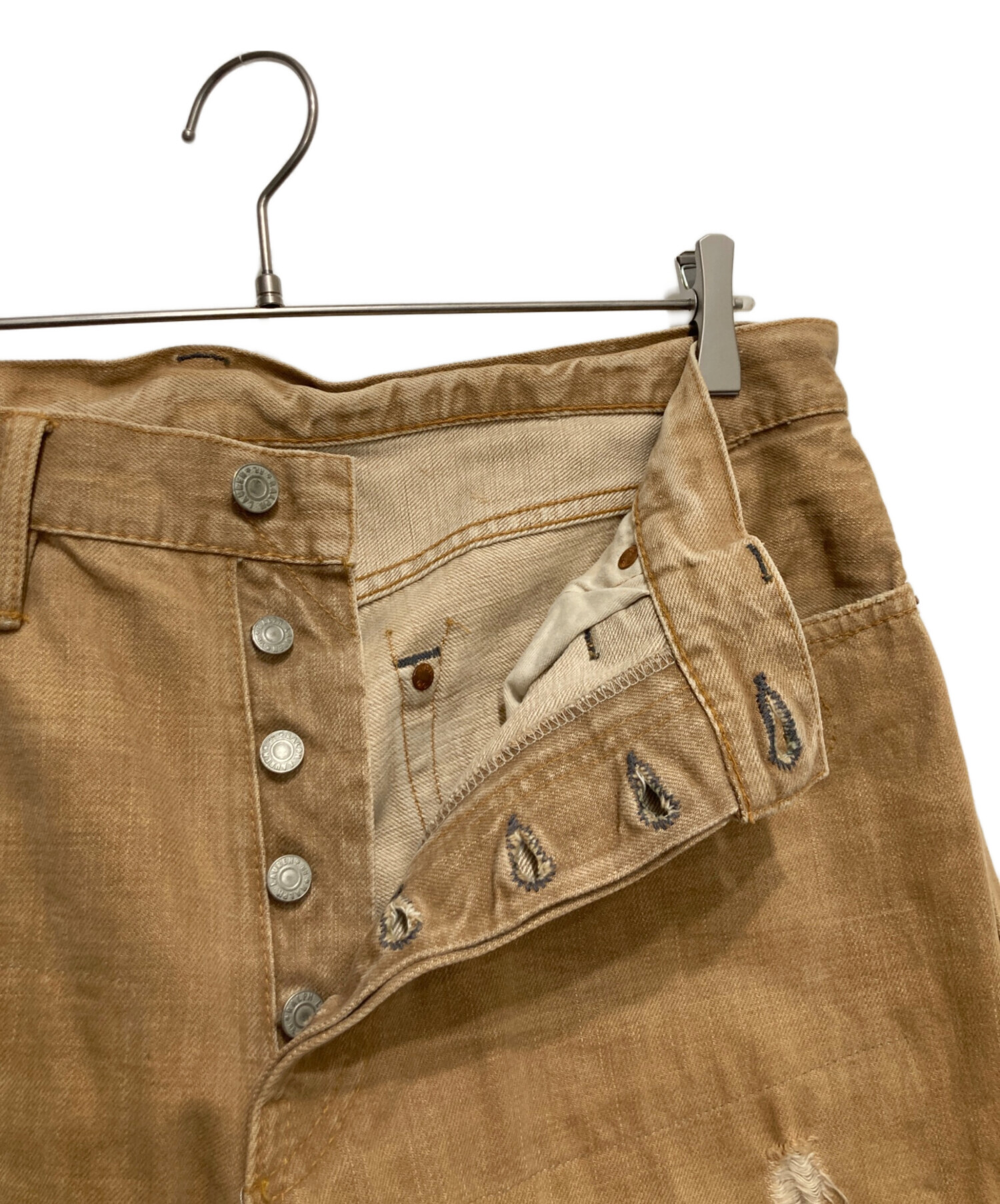 中古・古着通販】RRL (ダブルアールエル) DISTRESSED BROWN JEANS 
