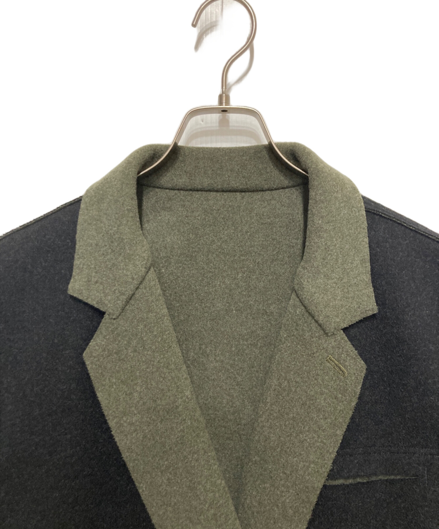 中古・古着通販】ETHOSENS (エトセンス) CUT OFF JACKET カットオフ