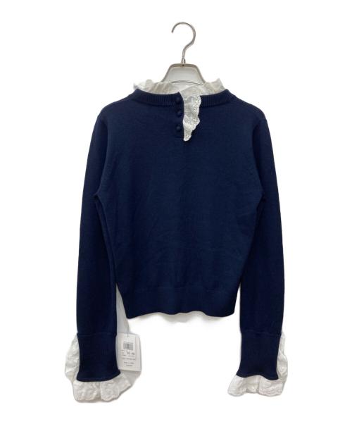 中古・古着通販】Gypsohila (ジプソフィア) Orchid Knit ネイビー