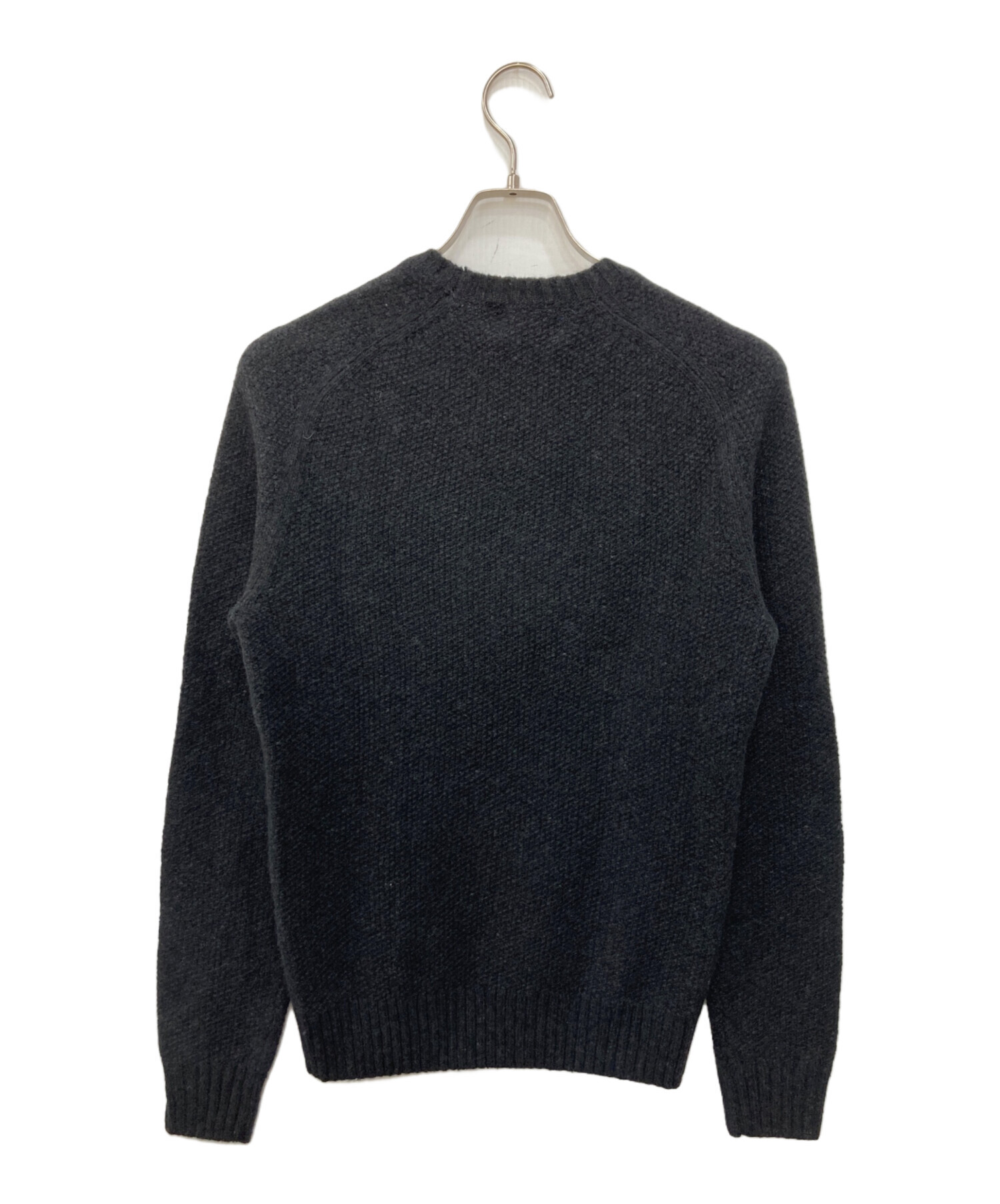 美品 POLO RALPH LAUREN ポロラルフローレン ショルダーパッチ ニットセーター S ブラック レディース 古着 中古 USED 中古・古着通販】POLO RALPH LAUREN (ポロ・ラルフローレン