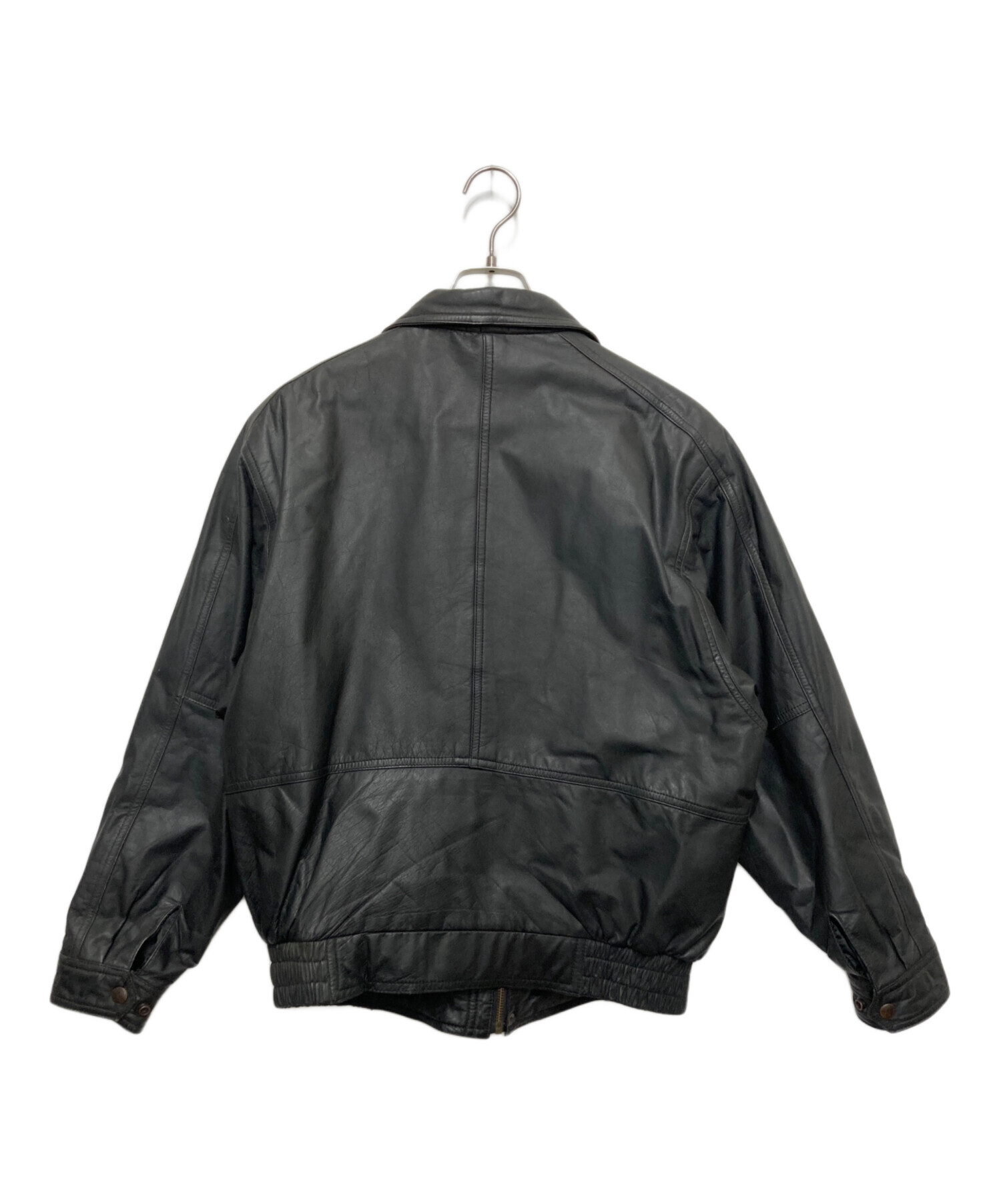 中古・古着通販】durante (デュランテ) レザージャケット ブラック