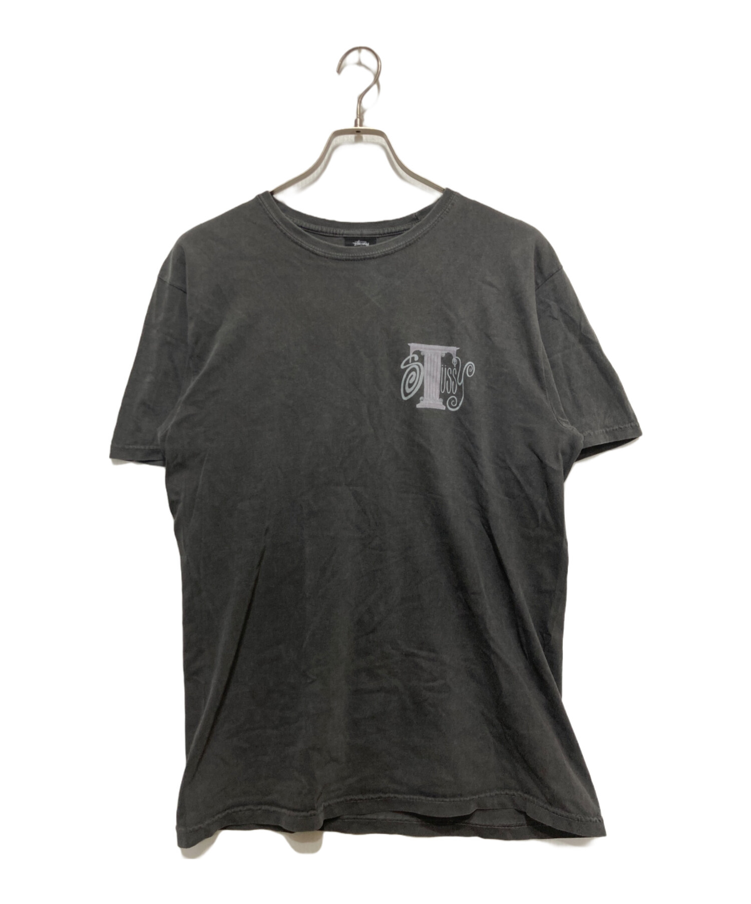 中古・古着通販】stussy (ステューシー) Column Pigment dyed Tシャツ 