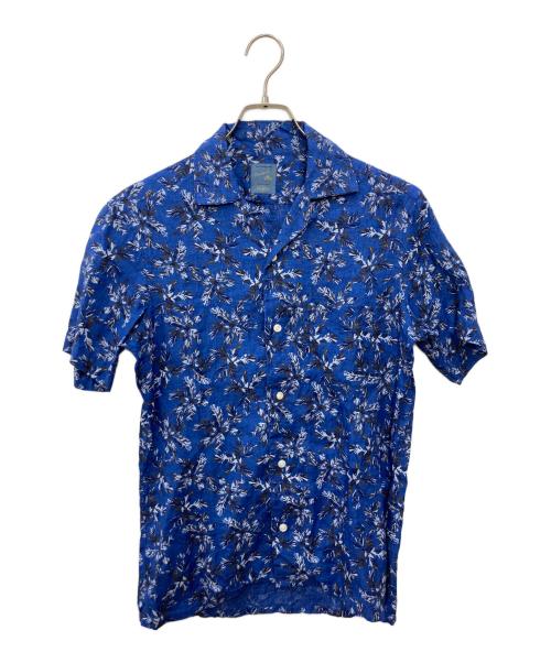 【新品】BARBA／バルバ／リネンシャツ／オープンカラー／ボタニカル／39 中古・古着通販】BARBA (バルバ) オープンカラー総柄リネンシャツ