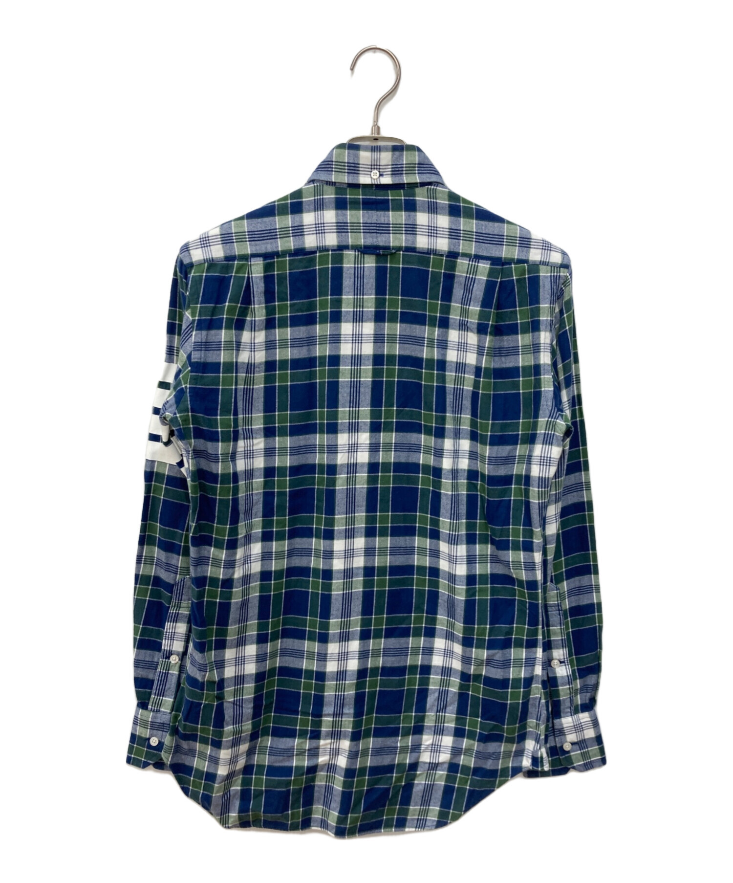 中古・古着通販】Thom Browne (トムブラウン) ネルシャツ グリーン