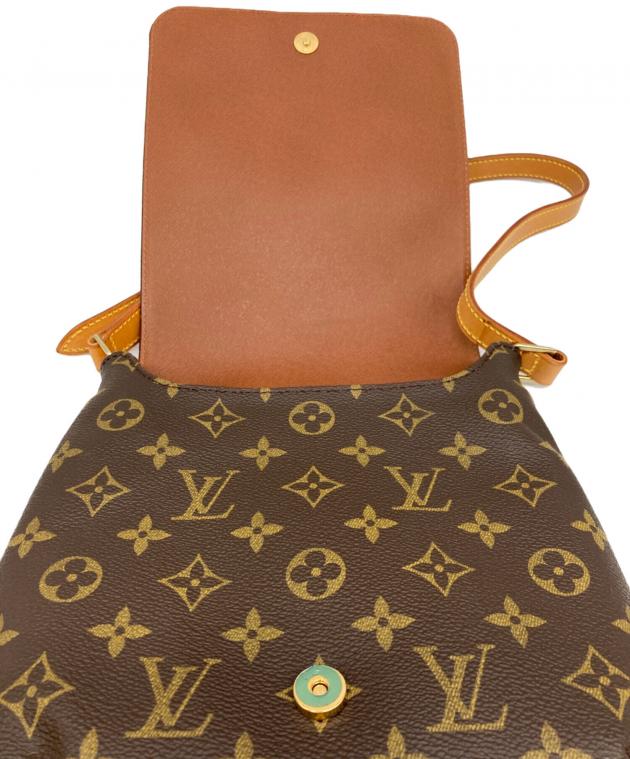 Louis Vuitton ショルダーバッグ ダークブラウン/オレンジyyq 中古・古着通販】LOUIS VUITTON (ルイ ヴィトン) ショルダーバッグ