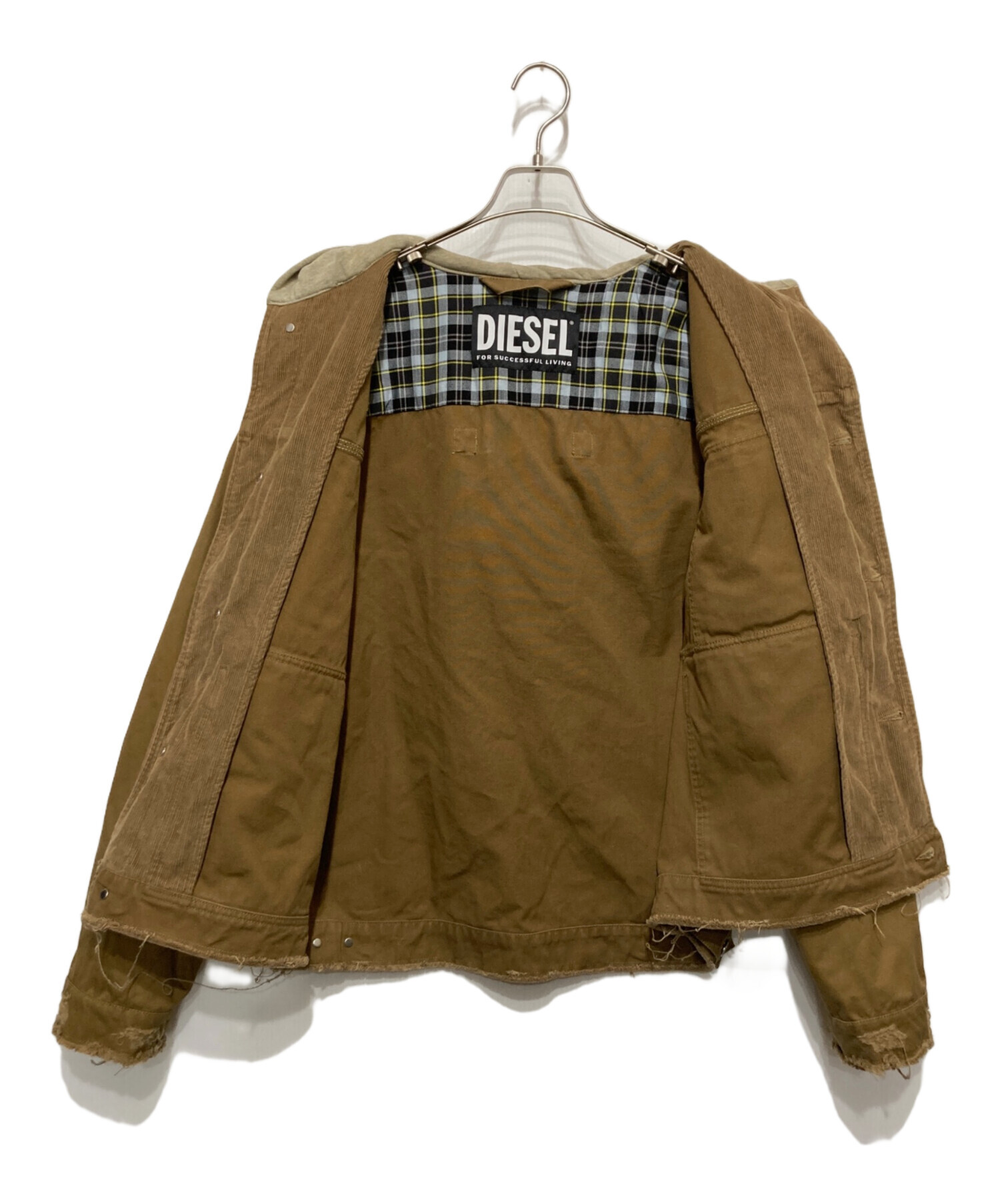 中古・古着通販】DIESEL (ディーゼル) ダメージ加工ワークジャケット