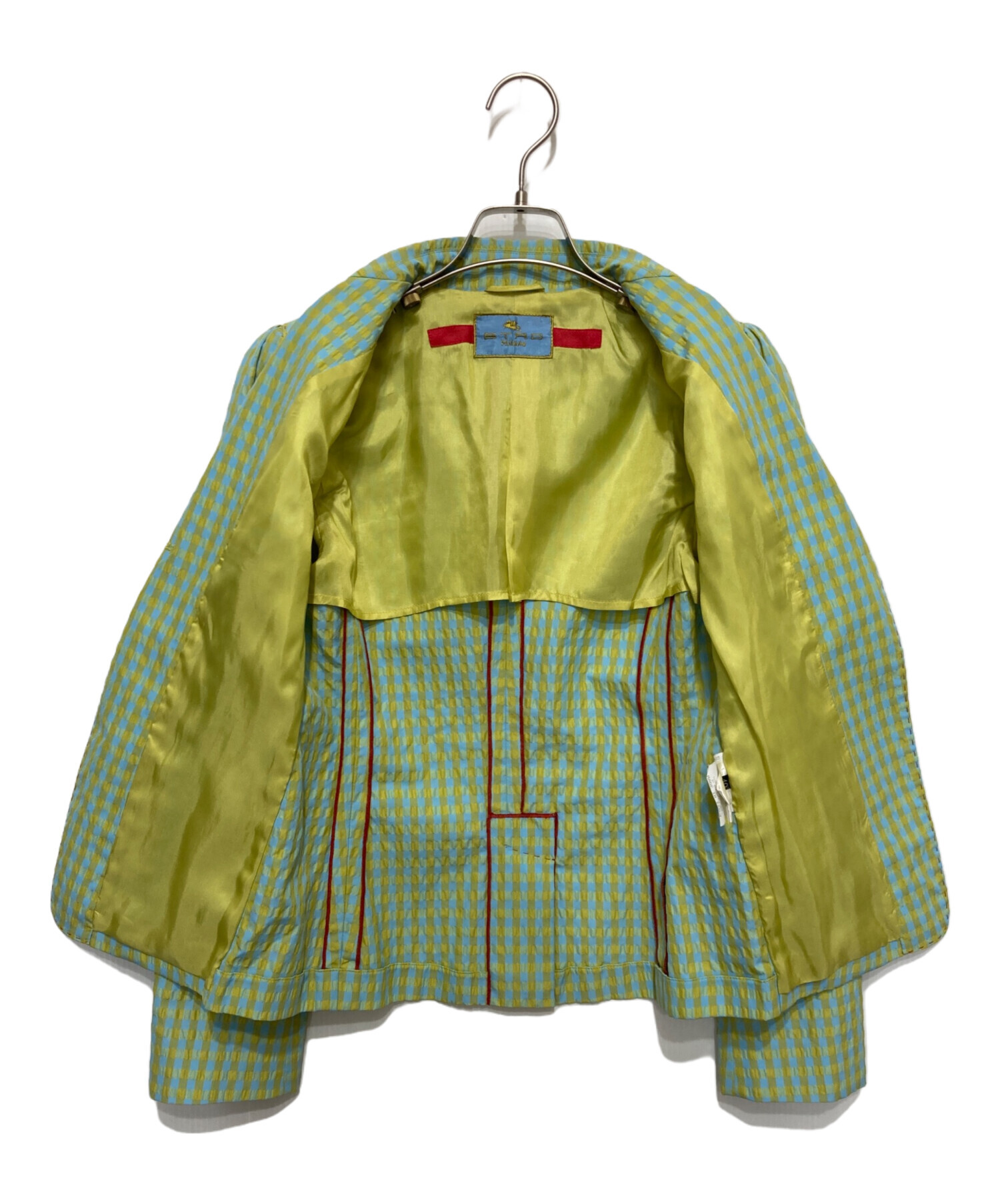 中古・古着通販】ETRO (エトロ) 1Bストライプシアサッカージャケット