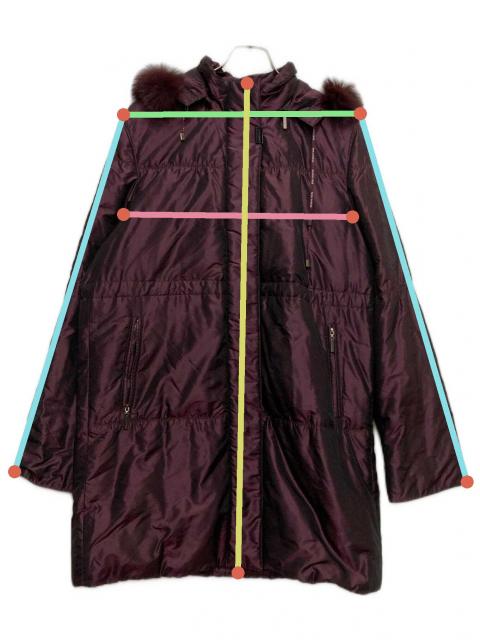 中古・古着通販】BALMAIN (バルマン) ダウンコート パープル サイズ:L