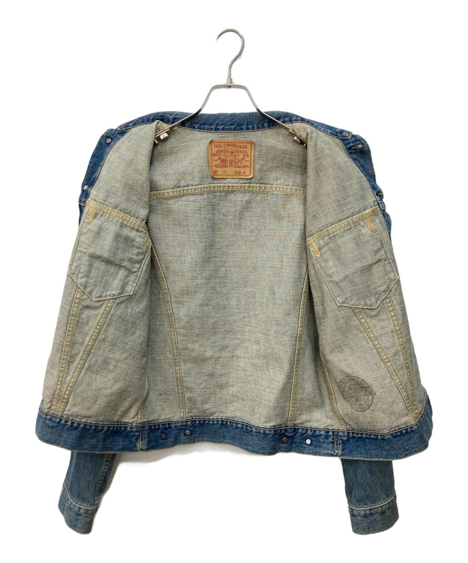 中古・古着通販】LEVI'S (リーバイス) 3rdデニムジャケット ブルー