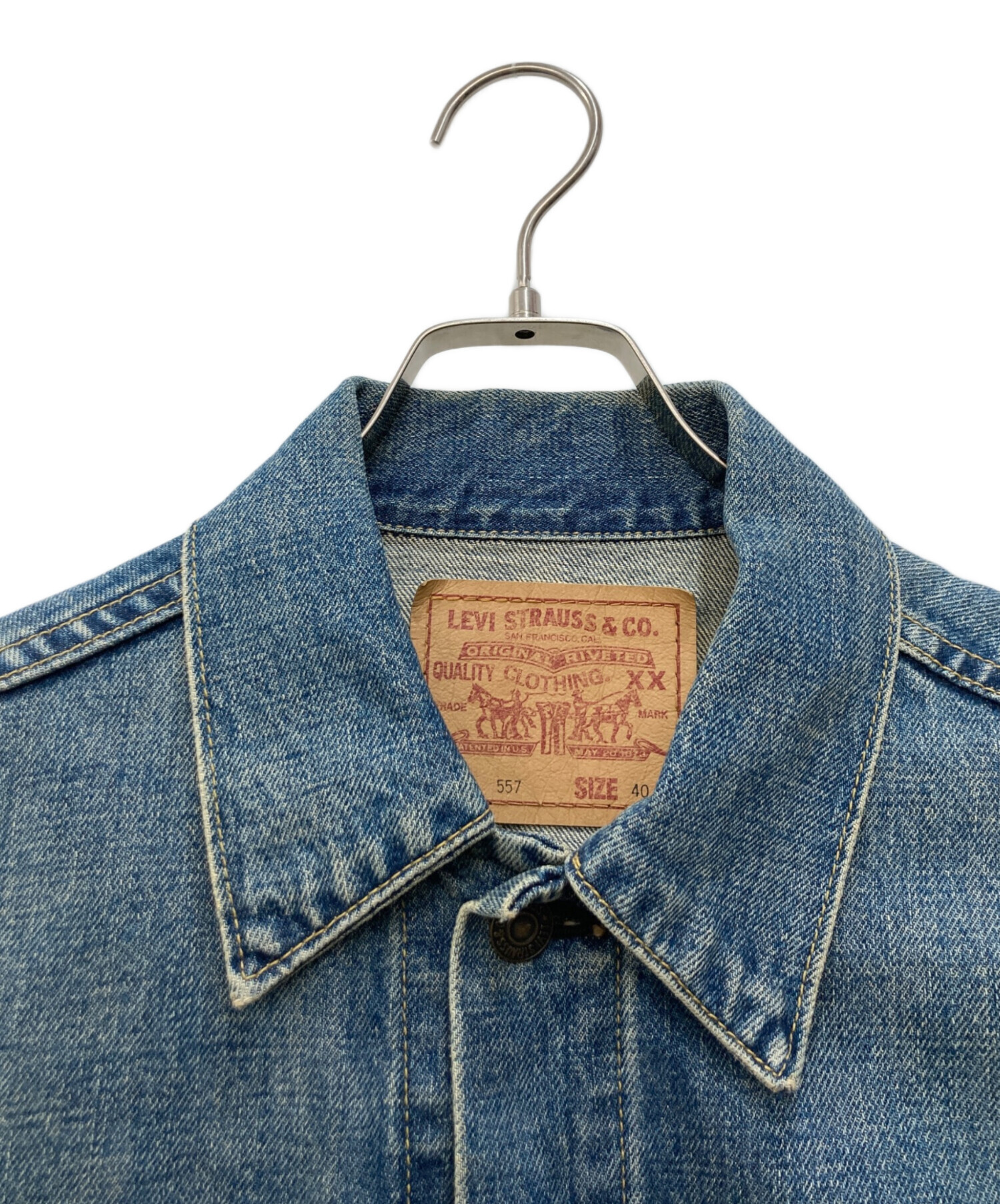 中古・古着通販】LEVI'S (リーバイス) 3rdデニムジャケット ブルー
