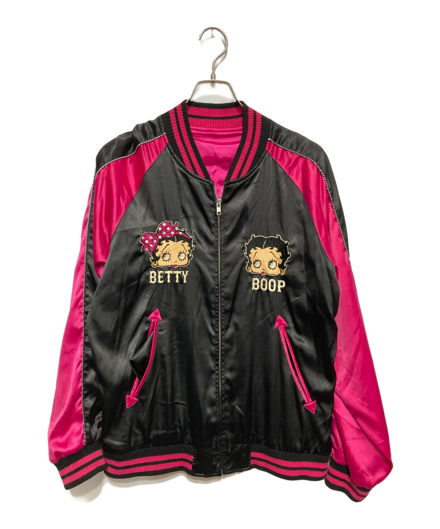 中古・古着通販】BETTY BOOP (ベティー・ブープ) スカジャン ブラック