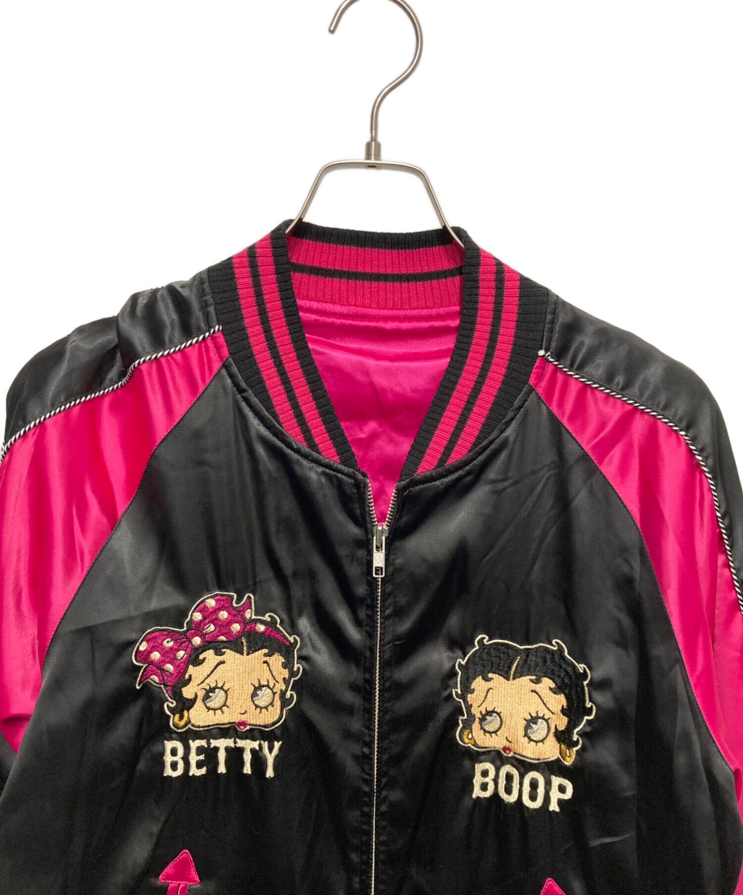 中古・古着通販】BETTY BOOP (ベティー・ブープ) スカジャン ブラック