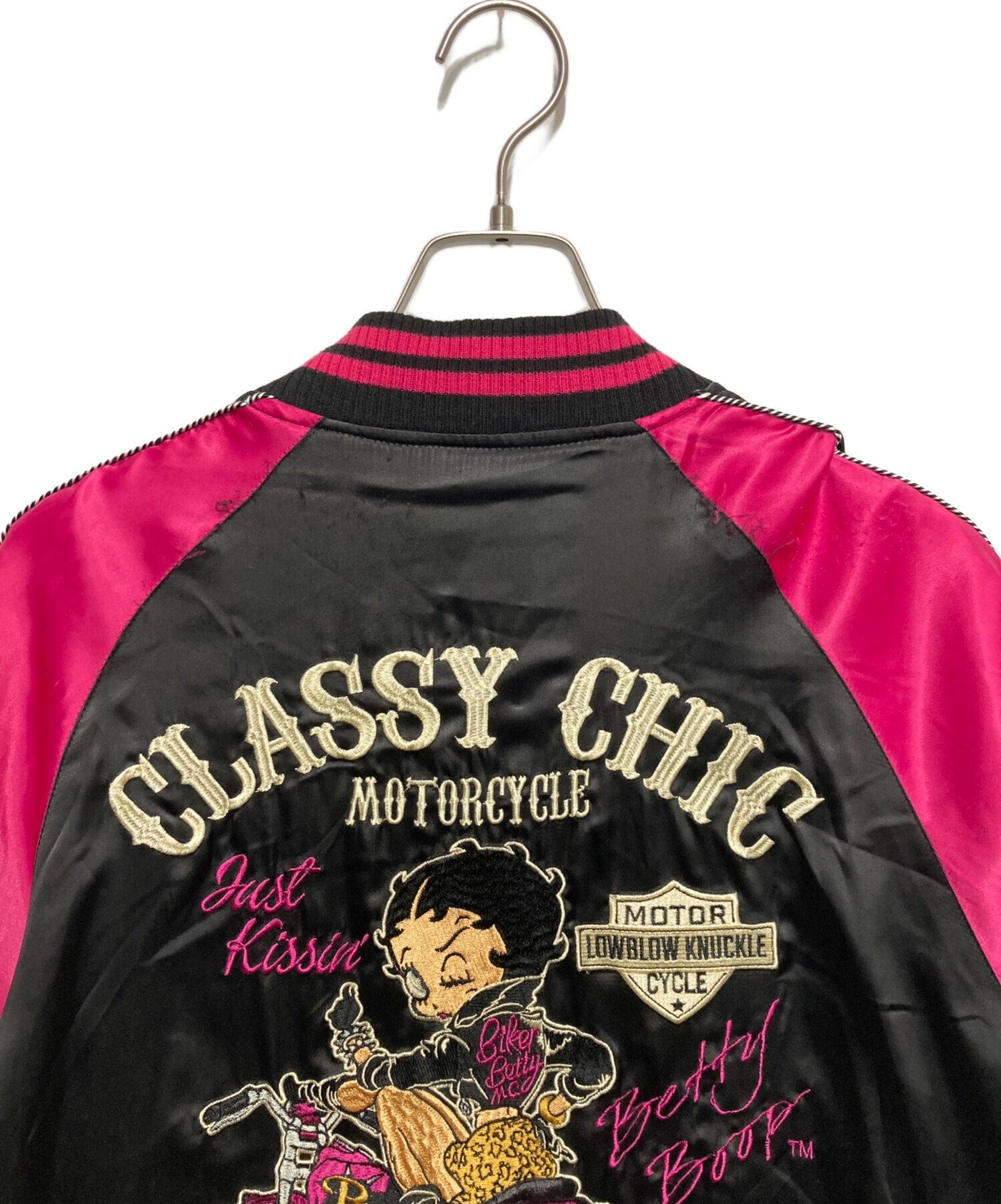 中古・古着通販】BETTY BOOP (ベティー・ブープ) スカジャン ブラック