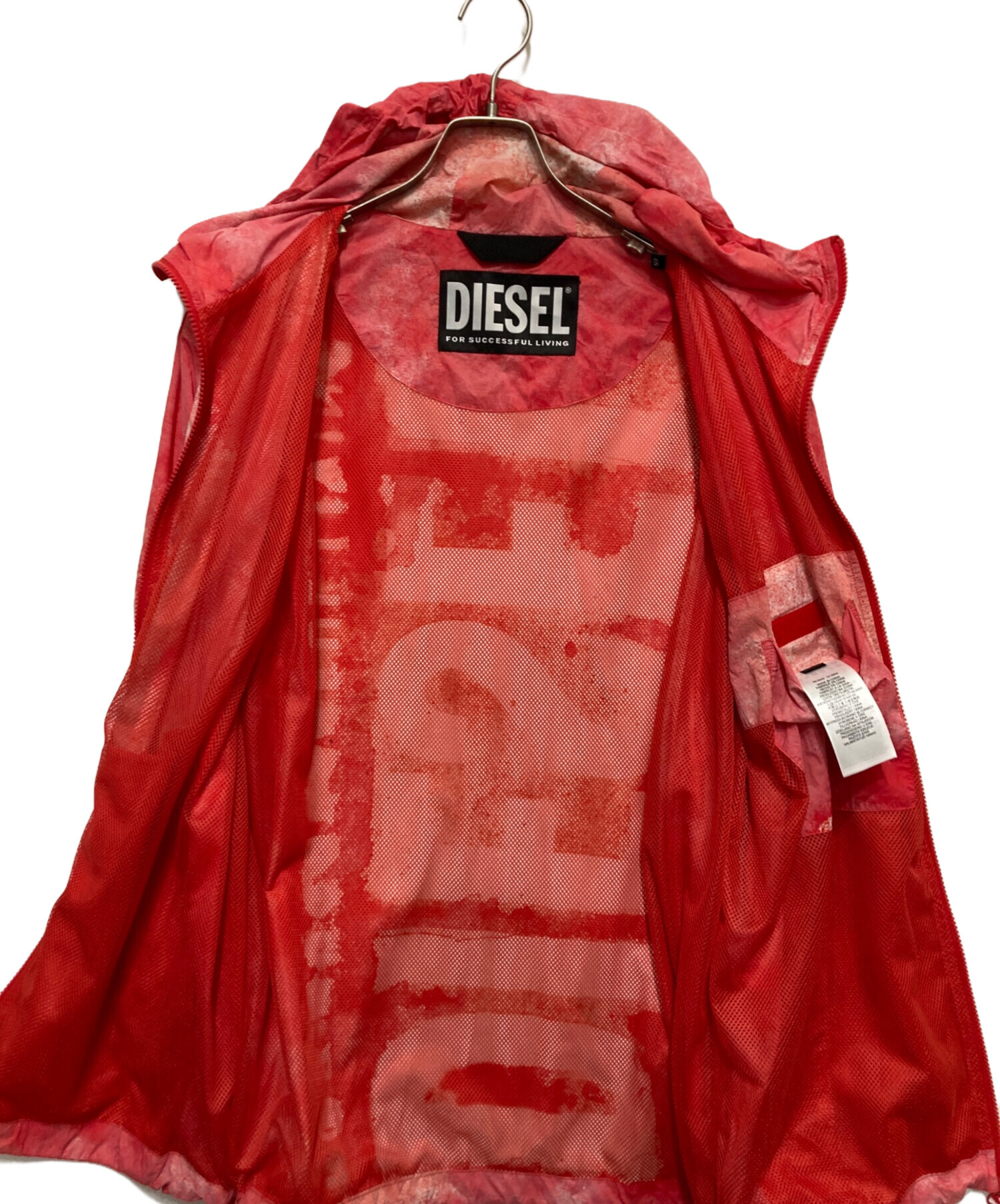 【中古】DIESEL J-WARRETT-LOGOナイロンジャケット 52サイズ 中古・古着通販】DIESEL (ディーゼル) J-WARRETT-LOGO JACKET ジェイ
