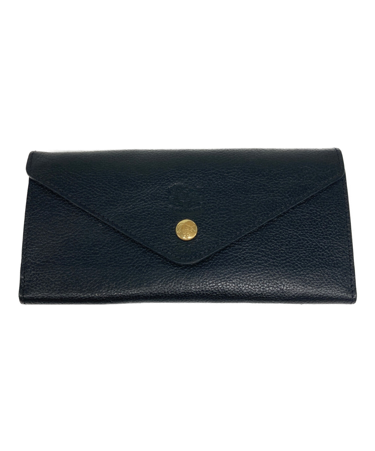 IL BISONTE 黒 レザー 長財布 保存袋付き　未使用品 中古・古着通販】IL BISONTE (イル ビゾンテ) LONG WALLET ブラック