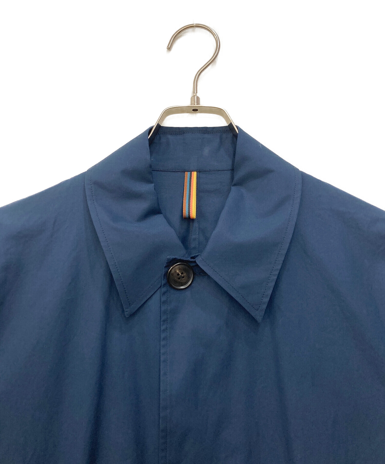 Paul Smith ポールスミス ステンカラー コート ネイビー 紺 M 中古・古着通販】Paul Smith (ポールスミス) THOMAS MASON コットン