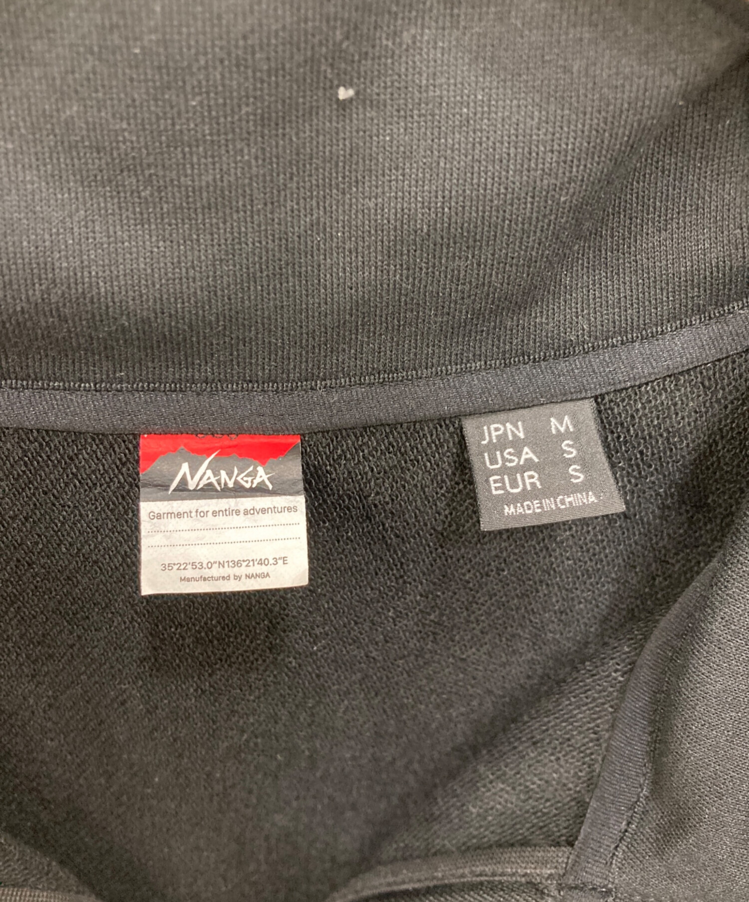 中古・古着通販】NANGA (ナンガ) DRY MIX TERRY HALF ZIP SWEAT