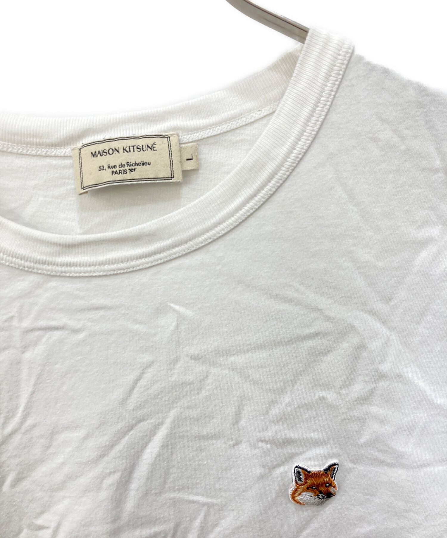 中古・古着通販】MAISON KITSUNE (メゾンキツネ) FOX HEAD PATCH 半袖 