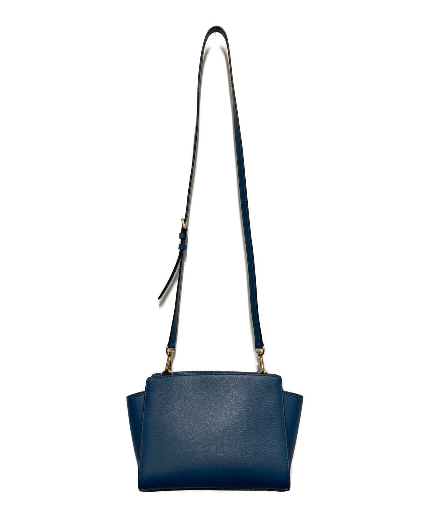 MICHAEL KORS ショルダーバッグ ネイビー/ブルー 中古・古着通販】MICHAEL KORS (マイケルコース) ショルダーバッグ