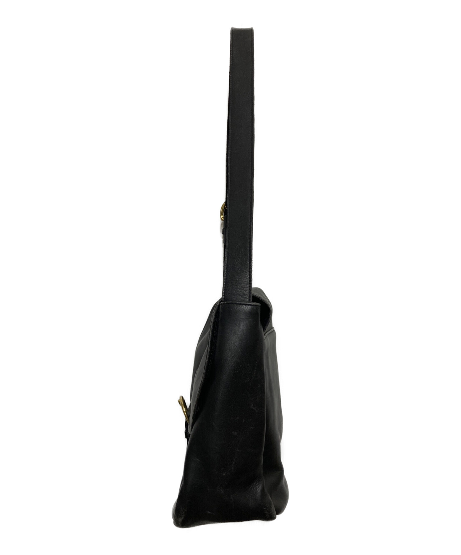中古・古着通販】COACH (コーチ) ショルダーバッグ ブラック サイズ