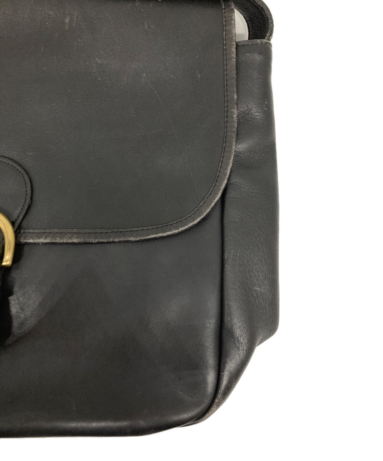 中古・古着通販】COACH (コーチ) ショルダーバッグ ブラック サイズ