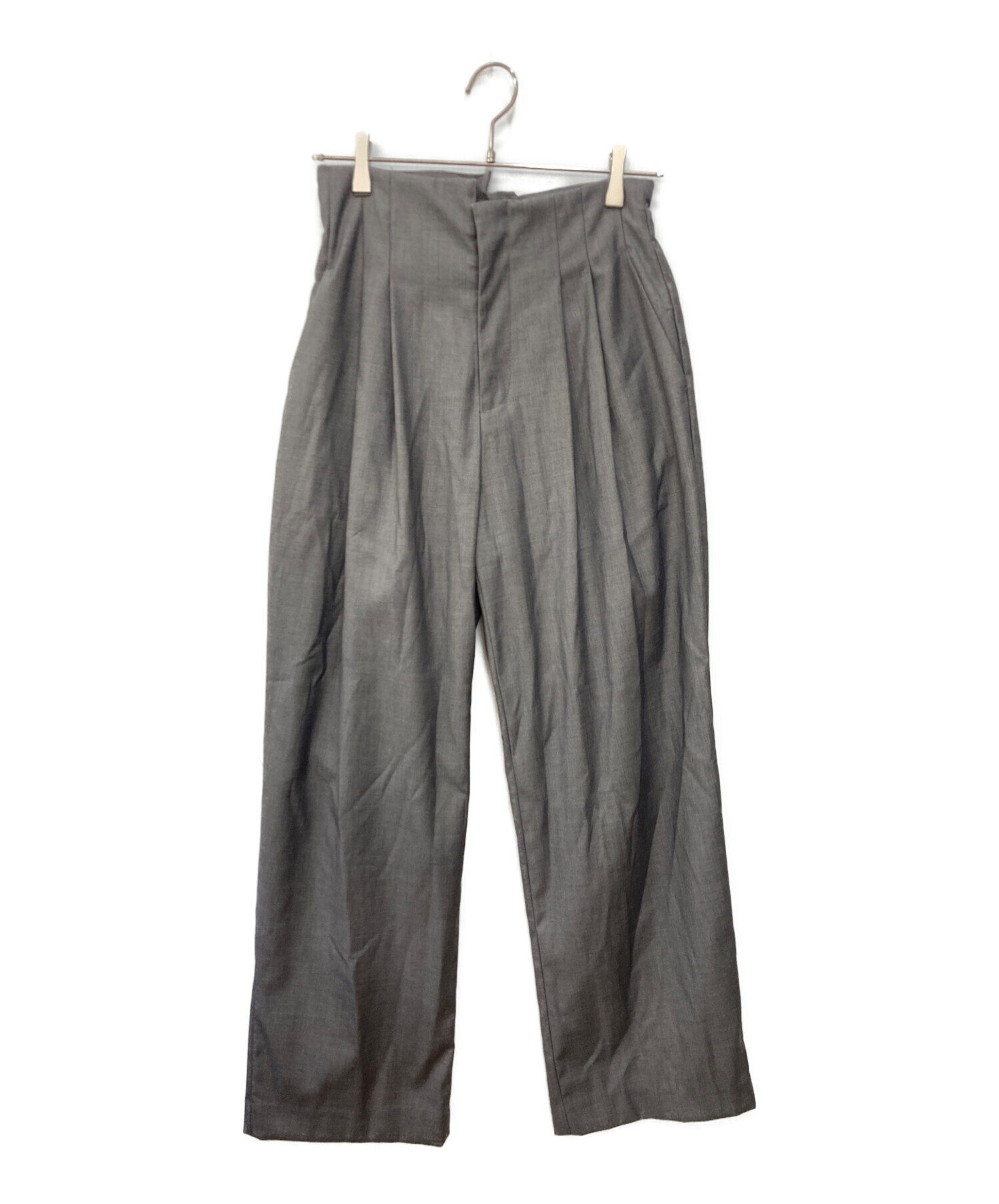 【上下セット販売】ALEXIA STAM アリシアスタン 中古・古着通販】ALEXIA STAM (アリシアスタン) ワイドパンツ グレー