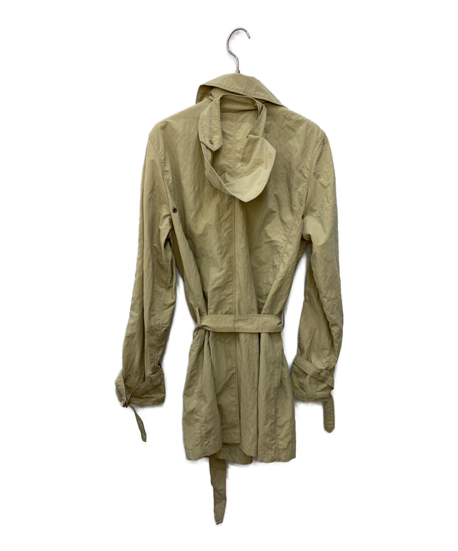 【新品未使用】MaxMara レインコート　ベージュ 中古・古着通販】MaxMara rain wear (マックスマーラ レイン ウェア