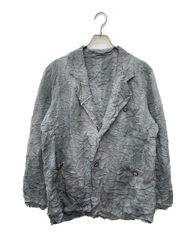中古・古着通販】ISSEY MIYAKE (イッセイミヤケ) シワ加工テーラード