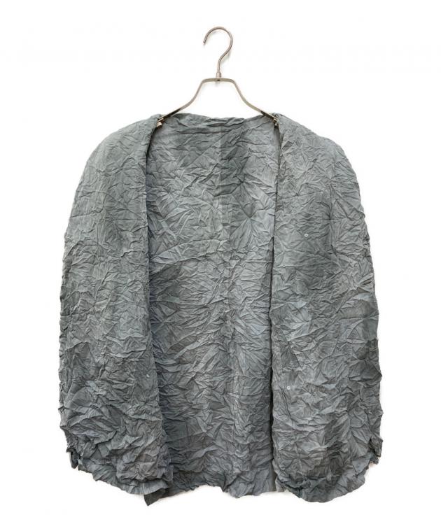 中古・古着通販】ISSEY MIYAKE (イッセイミヤケ) シワ加工テーラード