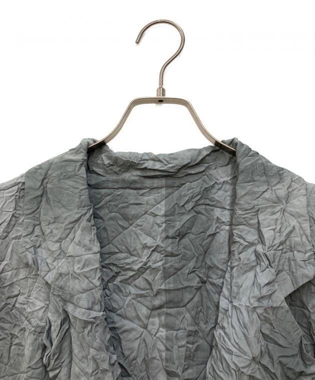 中古・古着通販】ISSEY MIYAKE (イッセイミヤケ) シワ加工テーラード