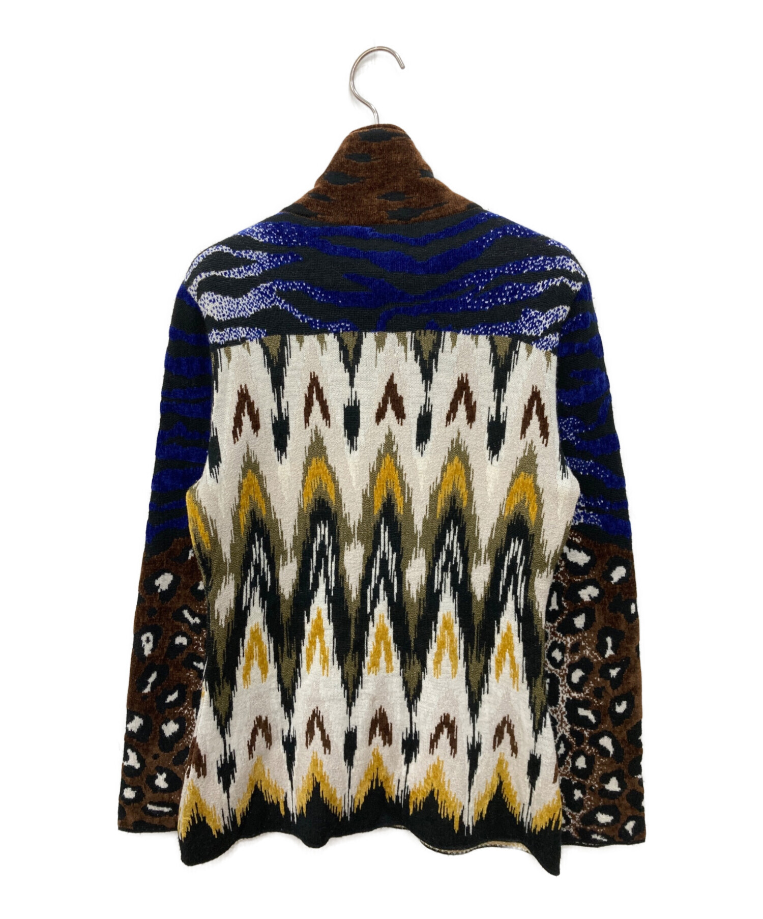 中古・古着通販】KENZO (ケンゾー) ジップアップニット マルチカラー 
