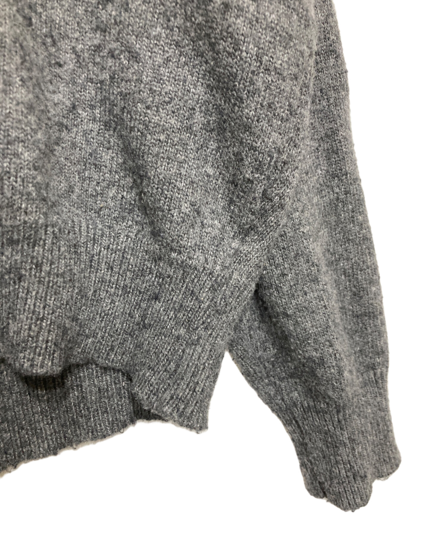 中古・古着通販】DANTON (ダントン) ウールカーディガン グレー サイズ