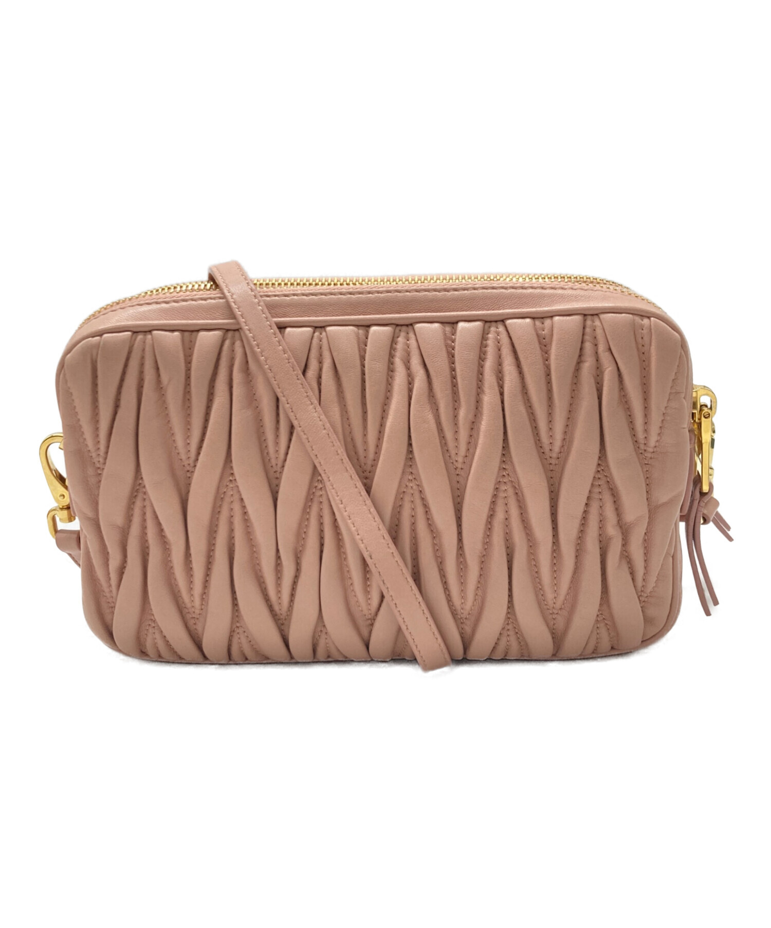 中古・古着通販】MIU MIU (ミュウミュウ) マテラッセ レザー 