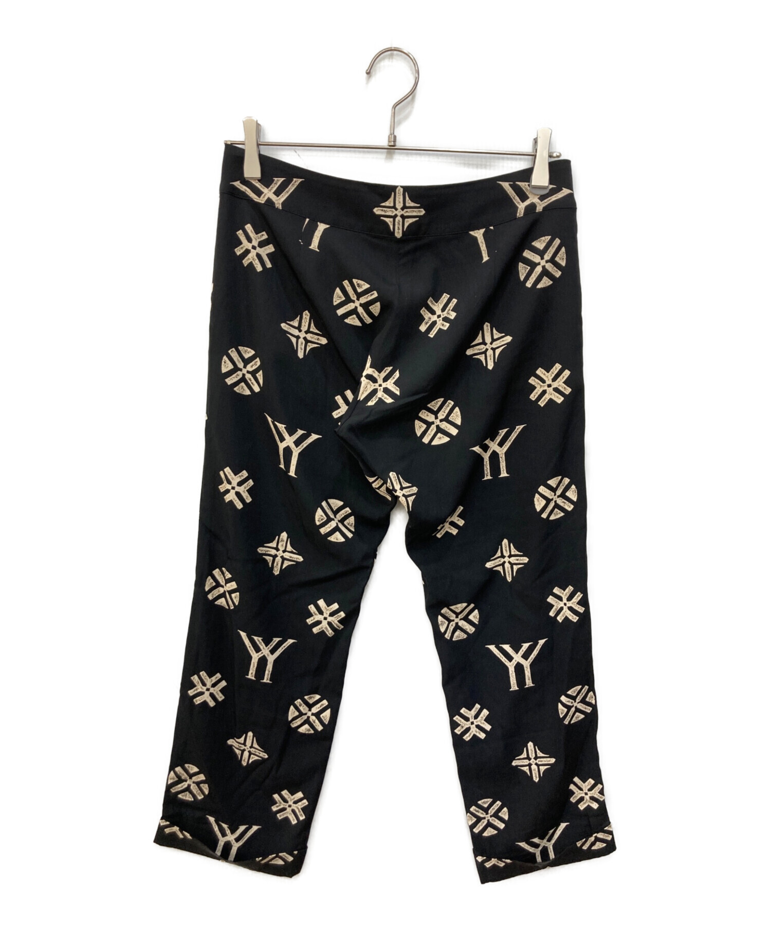 Yohji Yamamoto シルクパンツ 中古・古着通販】YOHJI YAMAMOTO (ヨウジヤマモト) シルク柄パンツ