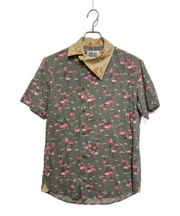Vivienne Westwood MAN ボウタイシャツ 46 オーブ総柄 中古・古着通販】Vivienne Westwood man (ヴィヴィアン ウェストウッド