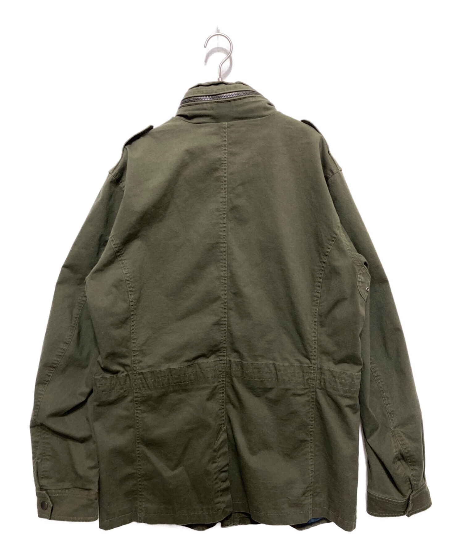 中古・古着通販】DIESEL (ディーゼル) ミリタリージャケット グリーン