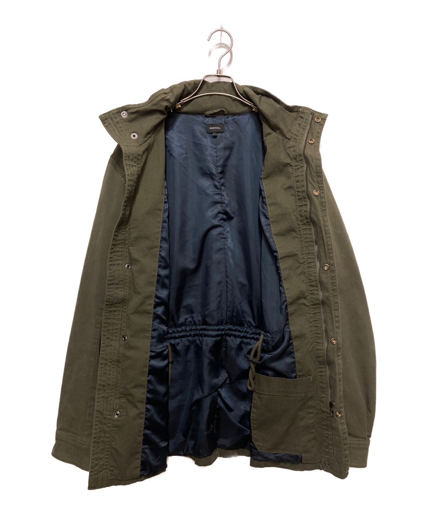 中古・古着通販】DIESEL (ディーゼル) ミリタリージャケット グリーン