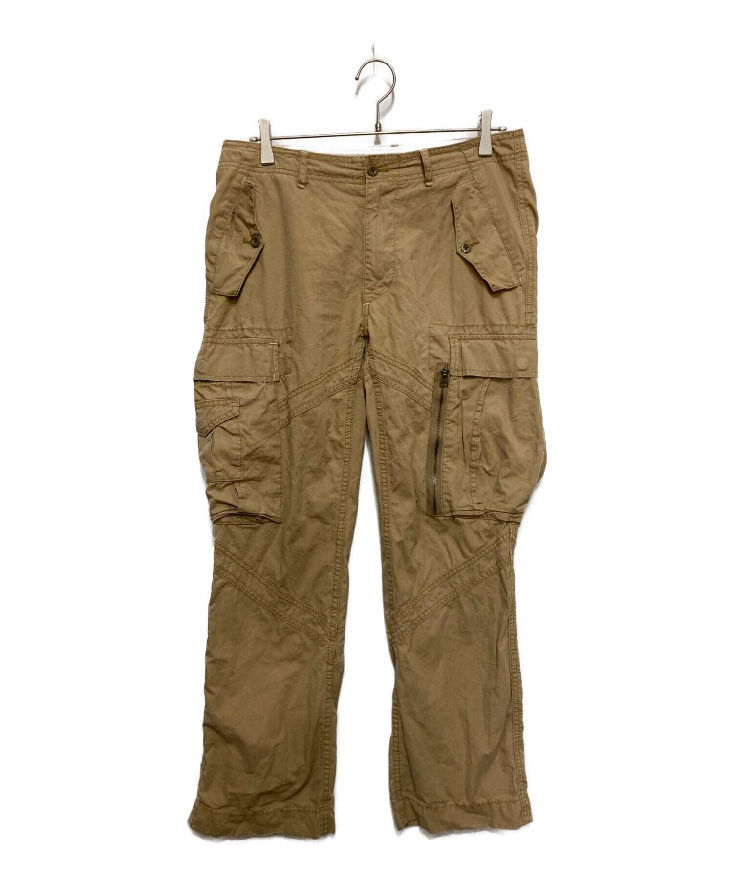 ポロラルフローレン 67チノ カーゴパンツ 35×30 ベージュ スリランカ製 中古・古着通販】POLO RALPH LAUREN (ポロ・ラルフローレン) カーゴ