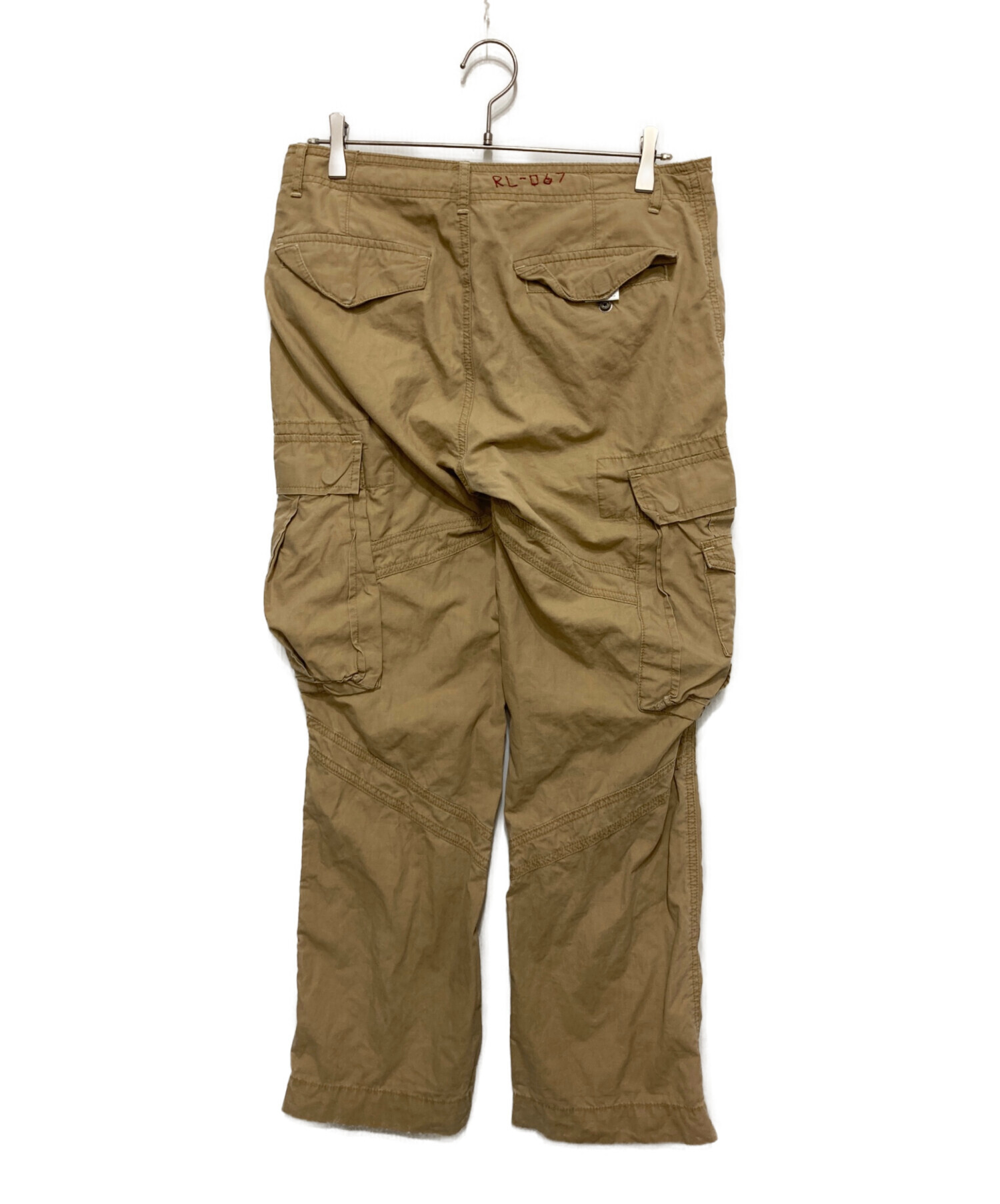 RRL Ralph Lauren カーゴパンツ ベージュ 34/32 中古・古着通販】POLO RALPH LAUREN (ポロ・ラルフローレン) カーゴ