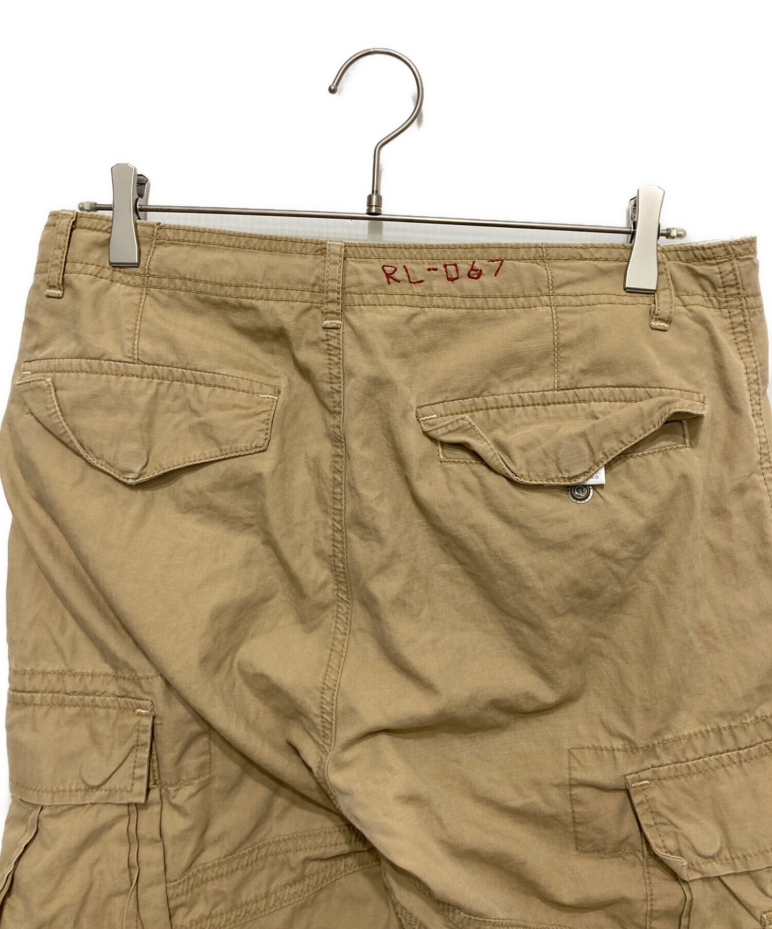 RRL Ralph Lauren カーゴパンツ ベージュ 34/32 中古・古着通販】POLO RALPH LAUREN (ポロ・ラルフローレン) カーゴ