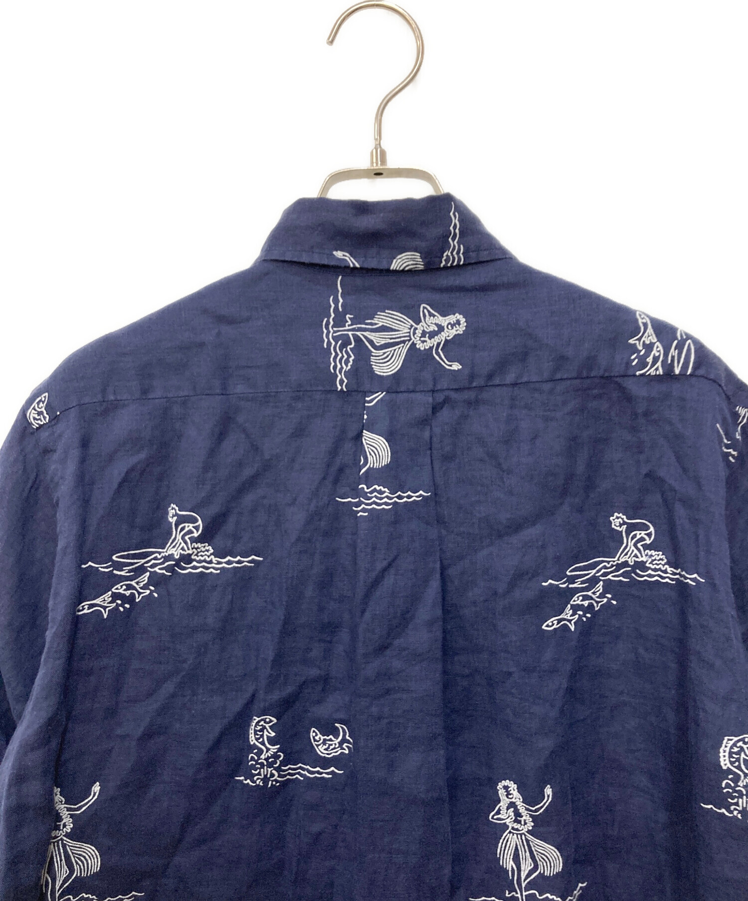 サブ@古着販売 men's 中古・古着通販】Sun Surf (サンサーフ) BDリネンシャツ ネイビー