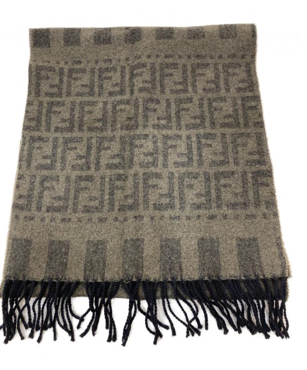 中古・古着通販】FENDI (フェンディ) ズッカ柄マフラー ブラウン